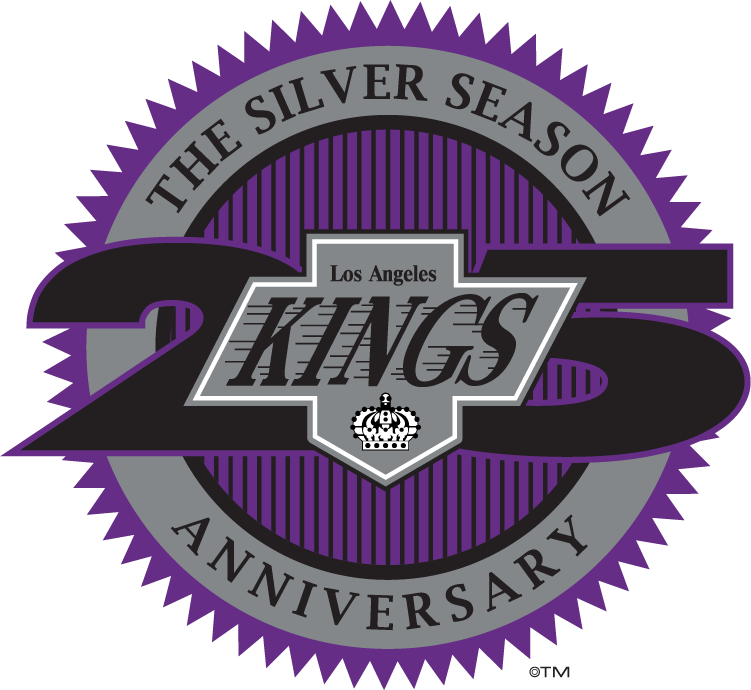Los Angeles Kings 1992 Anniversary Logo t shirts iron on transfers